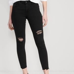 Gap Girlfriend Distressed Jeans